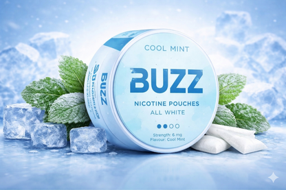 BUZZ Cool Mint Nicotine Pouches 6mg