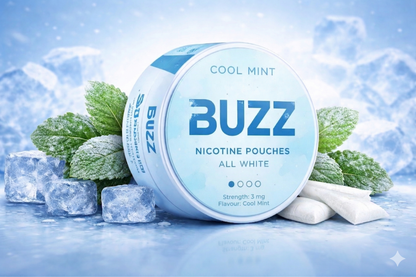 BUZZ Cool Mint Nicotine Pouches 3mg